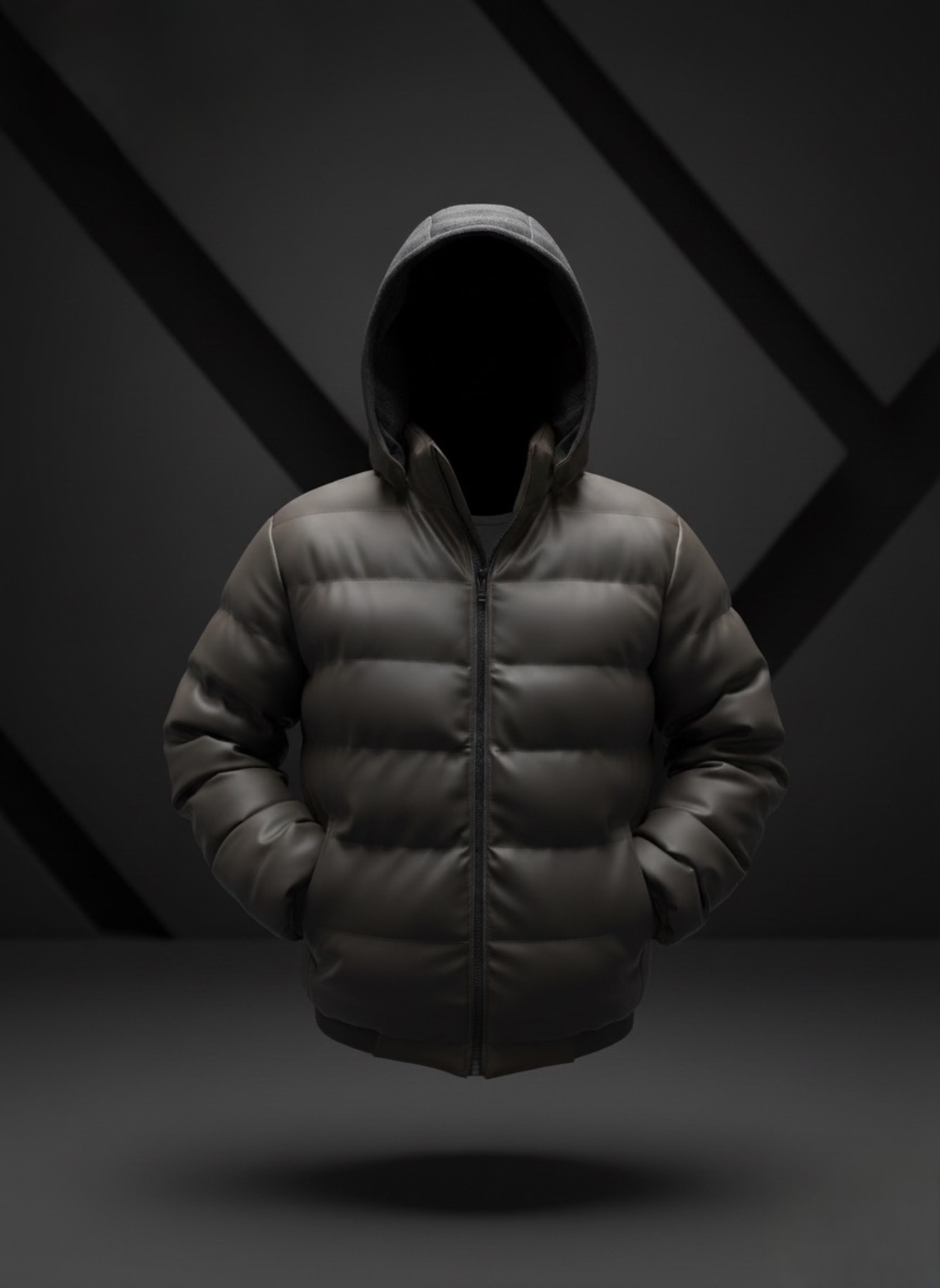 کاپشن مردانه پر رنگ مشکی