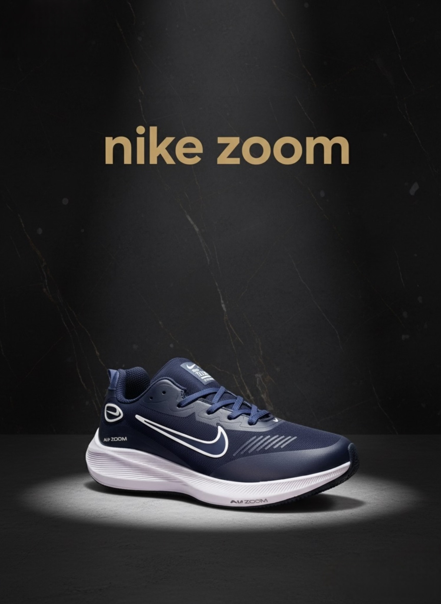 کتونی نایک زوم سرمه‌ای