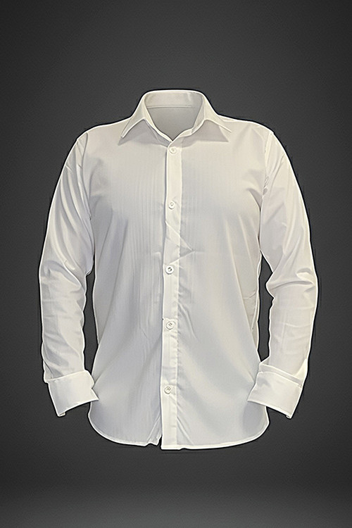 پیراهن مردانه مخمل سفید