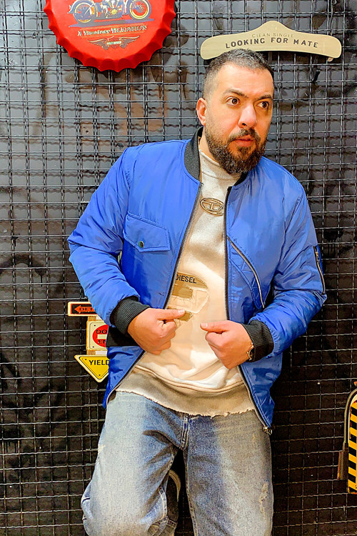 خلبانی مردانه آبی