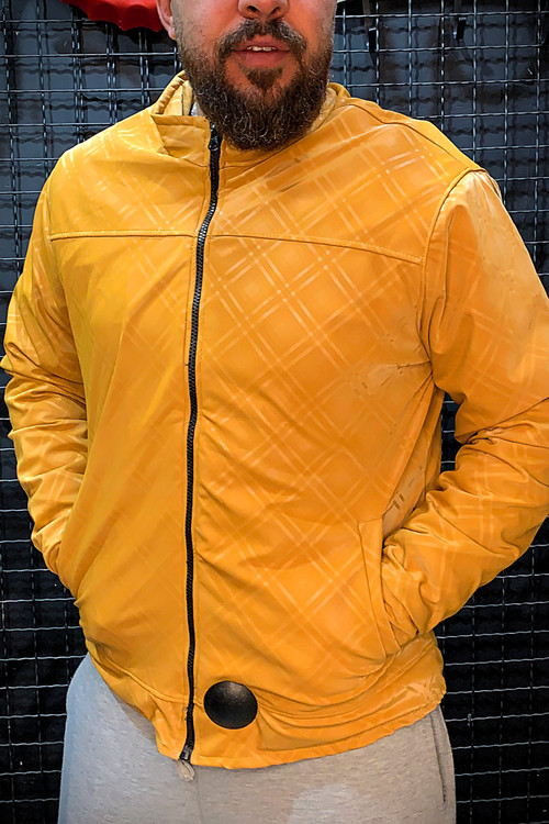 کاپشن کتی مدل پاپی زرد