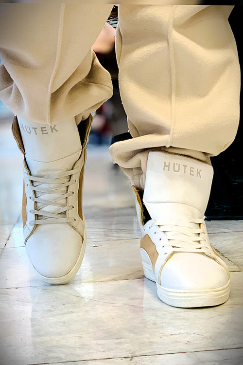 هوتک سفید قهوه ای