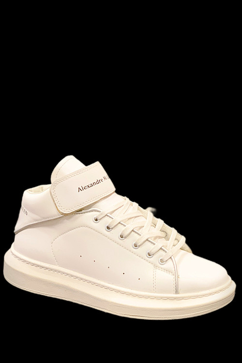 کفش مردانه ساقدار الکساندر مک کویین سفید