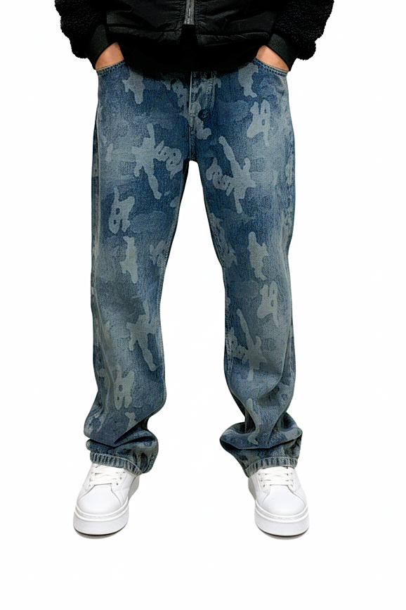 شلوار مردانه بگ ترک طرح دار