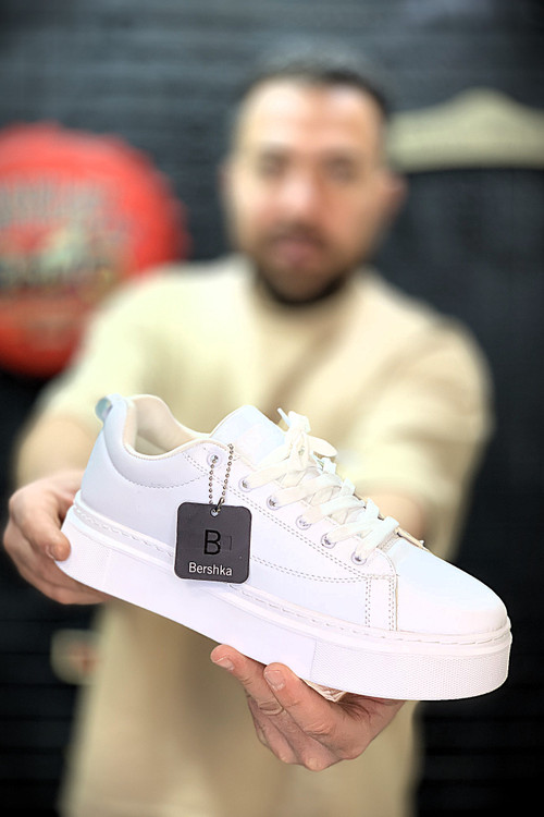 ونس مردانه برشکا کف دوخت سفید