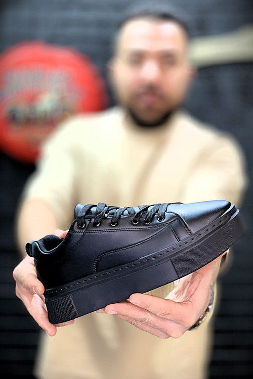 ونس مردانه برشکا کف دوخت مشکی